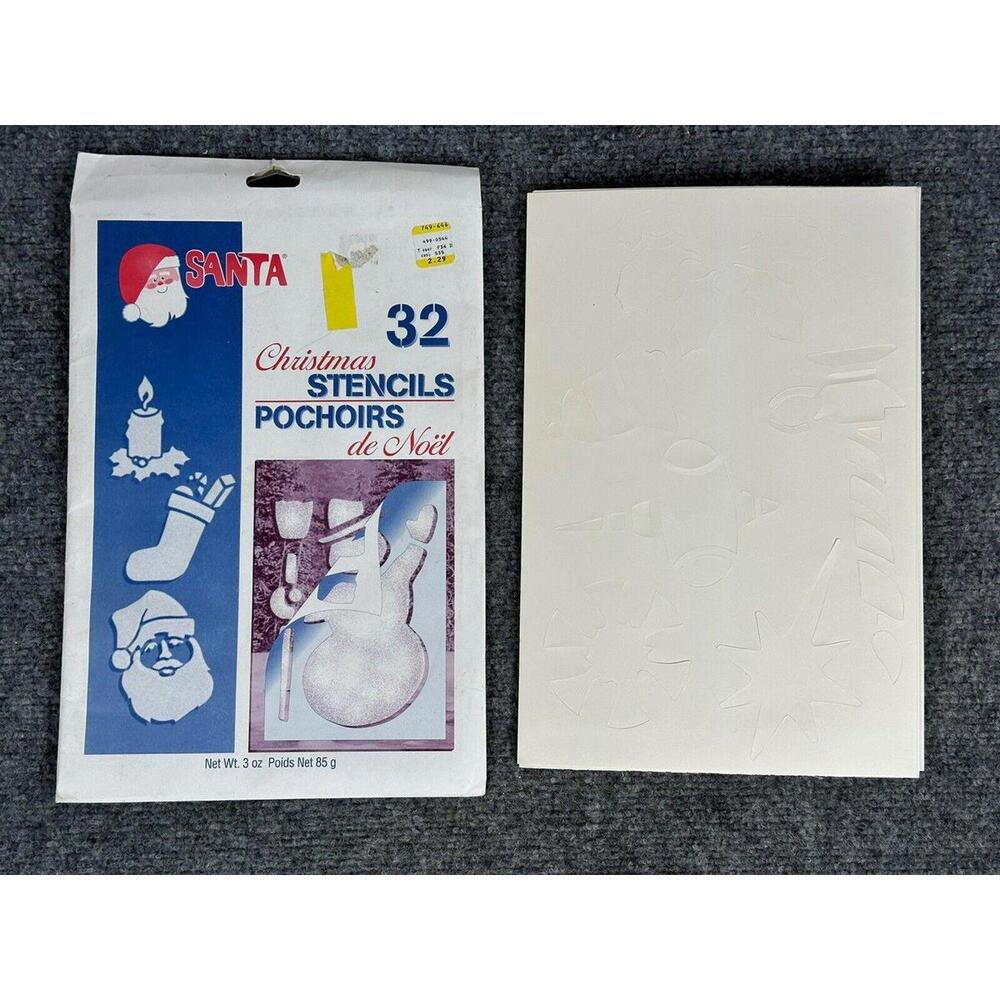 32 Christmas Stencils Chase Products NEW Never Used